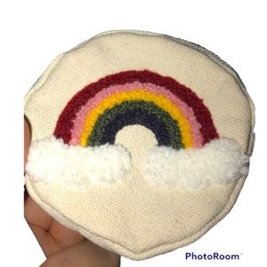 Rainbow Needle Art Coin Purse - NWT